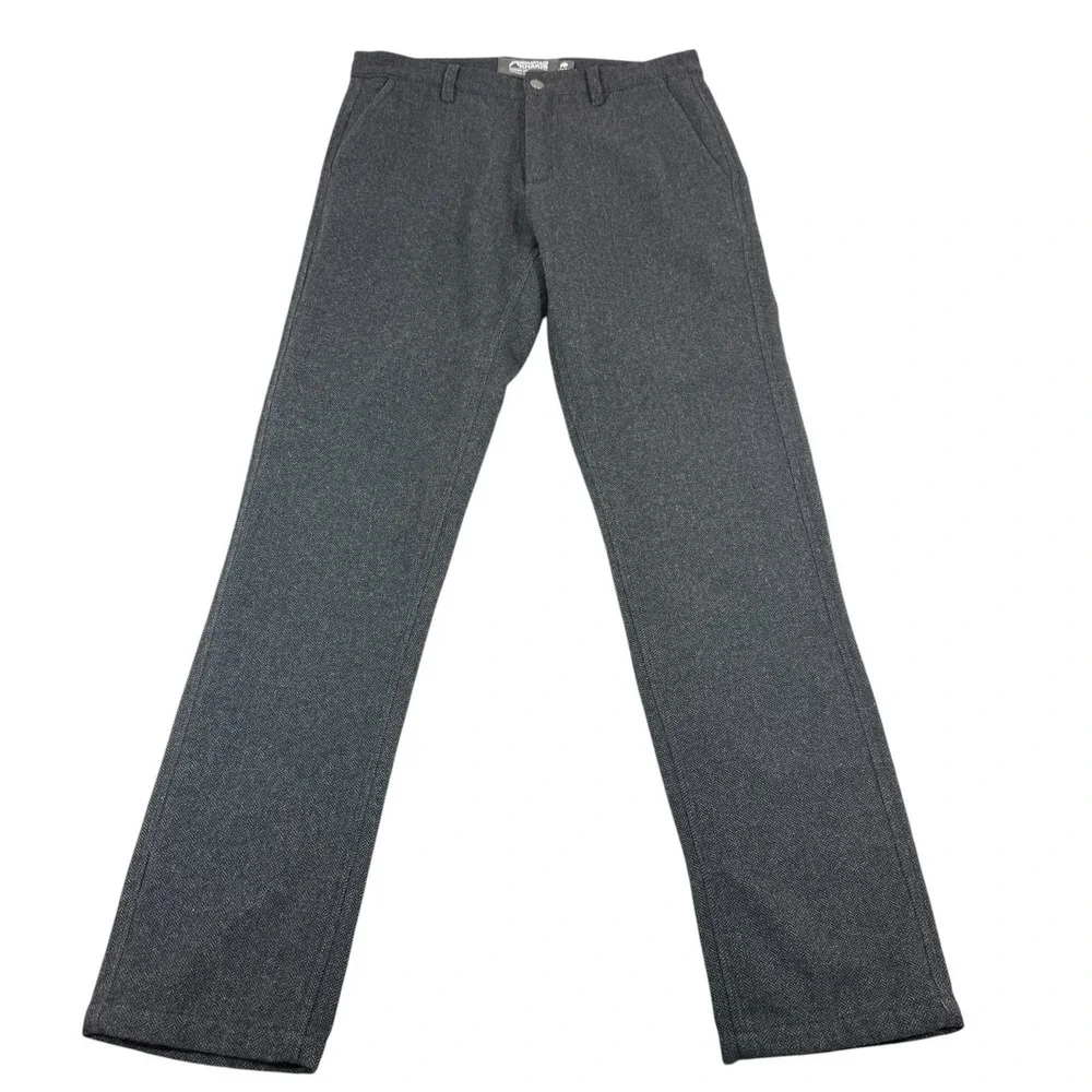Mountain Khakis Men's Wool Blend Archer Herringbone Pant Modern Fit 31X32